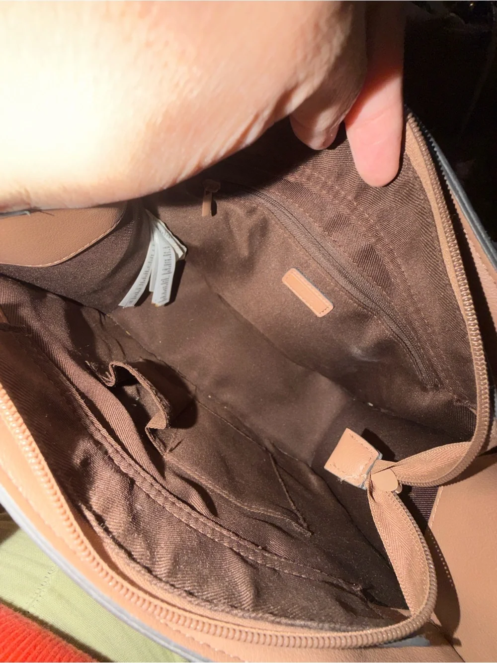 Aldo Taupe Chain-Link Satchel